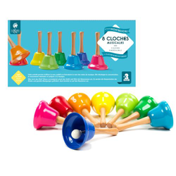 8 campanas musicales Montessori Multicolor precio
