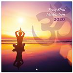 Calendario de pared 2020 Erik 30x30 multilingüe Feng Shui Meditation características