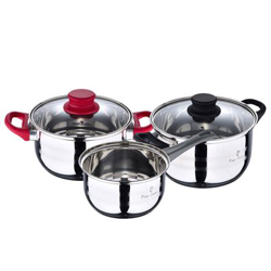 Ver Batería de cocina 5pc Pierre Cardin Acero Inox y sus características Batería de cocina 5pc Pierre Cardin Acero Inox precio