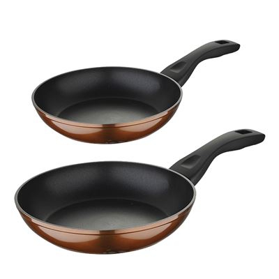 Set 2 sartenes 20/24cm Bergner Neon Aluminio forj