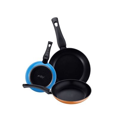 3pc Sarten 20/24/28cm San Ignacio Aluminio forj