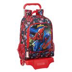 Mochila con carro Safta Marvel Spiderman go hero grande