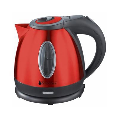 Hervidor inalámbrico Blackpear 1.2L de acero inoxidable - Rojo