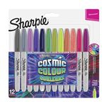 Set 12 marcadores Sharpie permanentes 0,9mm cosmic colors