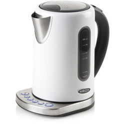 Hervidor de temperatura ajustable BORETTI B512 - 2200 W - Cuerpo de metal - Blanco en oferta