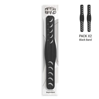 Pack 2 Mask Band Black