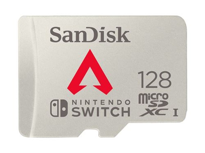 Tarjeta de memoria Sandisk SDSQXAO microSDXC 128GB para Nintendo Switch