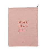 UO Bolsa de tela - Work like a girl