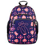 Mochila escolar Totto Crayoles Morado características