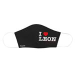 Mascarilla para adulto Fisura lavable i love leon negro precio