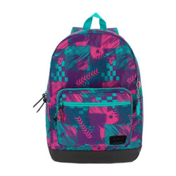 Mochila Totto Tocax Skuare Verde y Violeta características