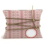 Cajita regalo Busquets Scrap cenefas navideñas rojo características