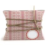 Cajita regalo Busquets Scrap cenefas navideñas rojo