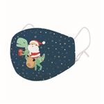 Mascarilla infantil Legami lavable navidad Santasaurius