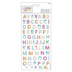 Stickers Scarp abecedario colores