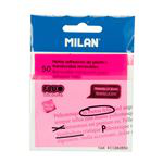 50 notas adhesivas translúcidas removibles Milan rosa características