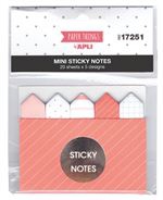 Set de mini notas adhesivas Apli - Paper Things Rosa
