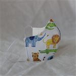 Mascarilla infantil Olivia Lupita higiénica lavable animales talla S