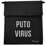 Funda de tela Fisura porta mascarillas puto virus