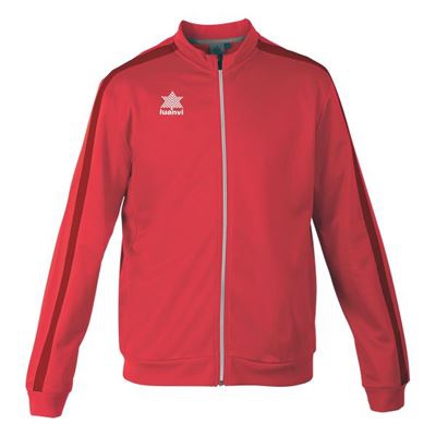 Chaqueta Deportiva Luanvi Gama Rojo Acetato Talla: XXS