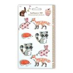 Gorjuss Set 8 Stickers 3D animales