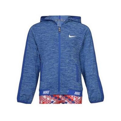 Sudadera con Capucha Niño Nike 937-B8Y Azul Talla 4-5 Años
