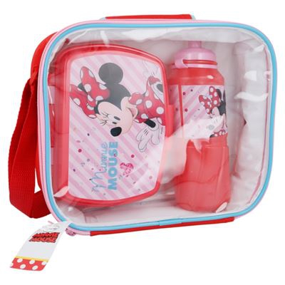 Bolsa portaalimentos Minnie Mouse Rojo