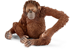 Schleich North America Female Orangutan Toy características