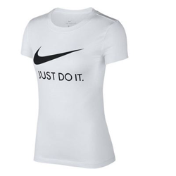 Camiseta de Manga Corta Mujer Nike NSW TEE JDI Blanco Talla S precio