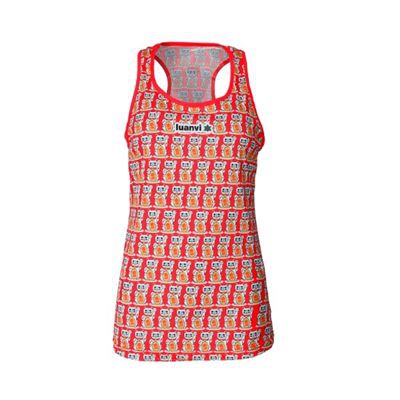 Camiseta de Tirantes Luanvi Lucky Rojo Talla: XS