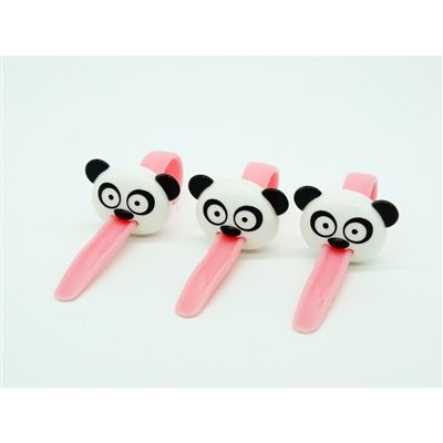 Set de 3 cierra bolsas, Panda