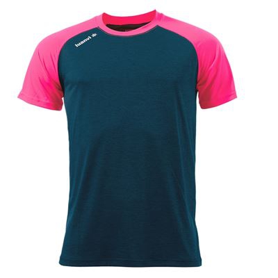 Camiseta de Manga Corta Luanvi Nocaut Select Azul marino (5 uds) Talla: XS