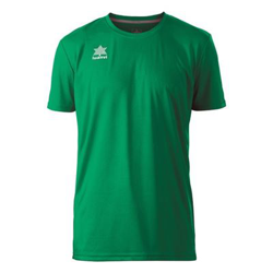 Camiseta de Manga Corta Luanvi Pol Verde Talla: 3XS en oferta