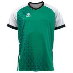 Camiseta Deportiva de Manga Corta Unisex Luanvi Cardiff Blanco/Verde Talla: XXL precio