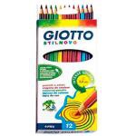 Lápices de colores Fila Giotto Stilnovo 12 colores