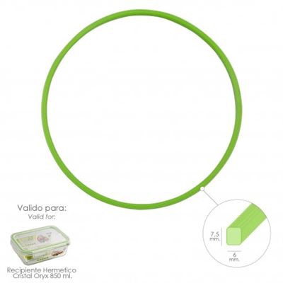 Anillo Silicona Para Recipiente Hermetico Cristal 850 ml.