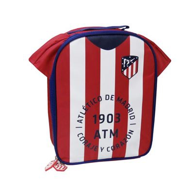 Bolsa portaalimentos Atlético de Madrid con forma de camiseta Rojo