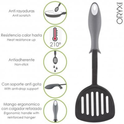 Espatula Rasera Cocina Nylon Con Mango Antigotas Engomado 34,5 x 11 c precio