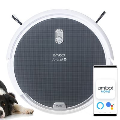 Robot aspiradora y friegasuelos AMIBOT Animal Comfort H2O Connect