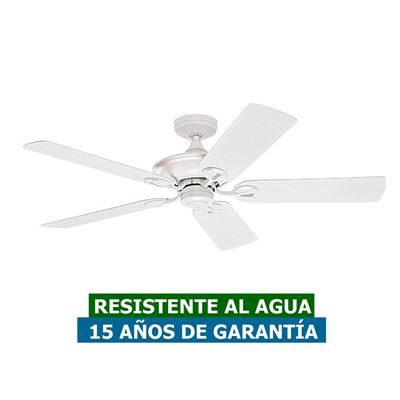 Ventilador de techo para exterior IPX3 Hunter 50557 MARIBEL blanco / blanco