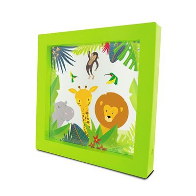 Marco Metronic luminoso LED ""Jungle"" - verde