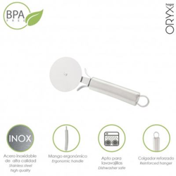 Cortador De Pizza Acero Inoxidable 7 x 20 (Alt.) cm. en oferta