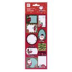 Etiquetas para regalo Apli navidad Pink X'mas adhesivas