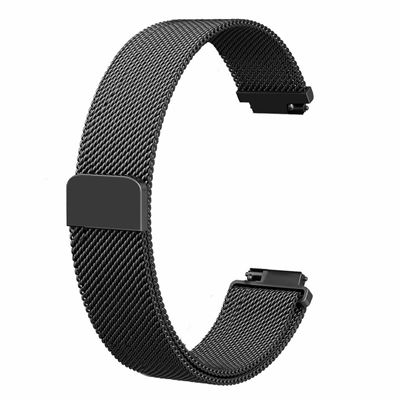 Pulsera Milanese Loop Cierre Magnético Fitbit Inspire / inspire HR Negro