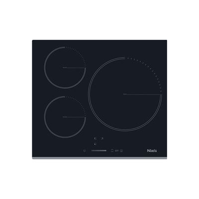 Vitrocerámica Inducción Nibels VINS 323 BS 3 Fuegos Negro
