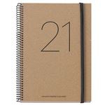 Agenda anual 2021 Miquelrius plus semana vista recycled year