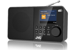 Radio despertador JVC RA-F39W-DAB Negro características