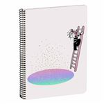 Libreta Busquets A6 La Volátil pautado escalera blanco en oferta