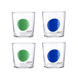 Set 4pc Vasos de agua Benetton Vidrio en oferta