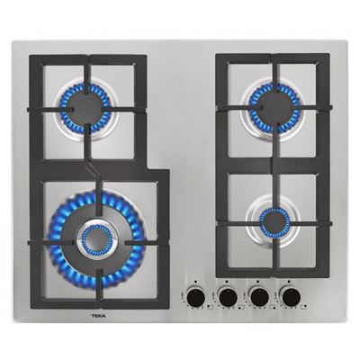 Placa Teka EFX 60.1 4G AI AL DR CI NAT Gas Natural INOX